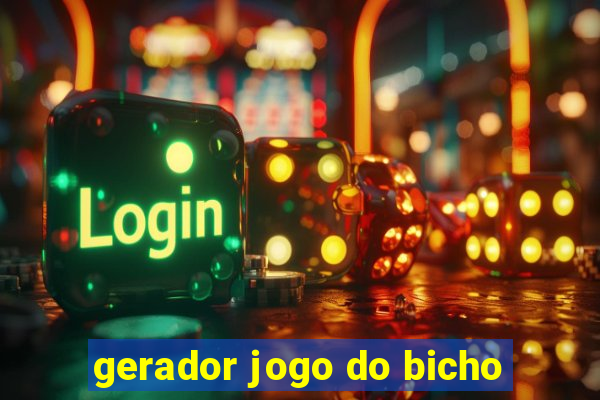 gerador jogo do bicho